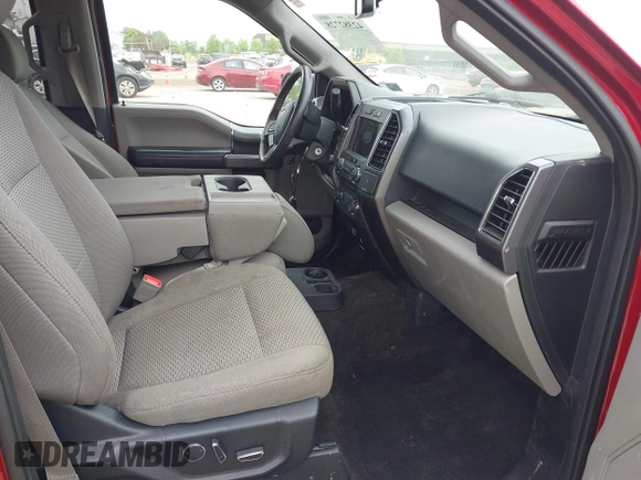 2018 Ford F-150 XL with VIN 1FTFW1E56JFE42735, listed as a IAAI auction lot 42382728 with 97,339 mi miles and . Bid and sale history available at DreamBid. Image 5.
