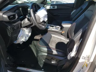 2023 Ford Explorer ST-Line with VIN 1FMSK7KH0PGB52842, listed as a Copart auction lot 88803645 with 20,888 mi miles and Salvage Title. Bid and sale history available at carsss.com. Image 7.