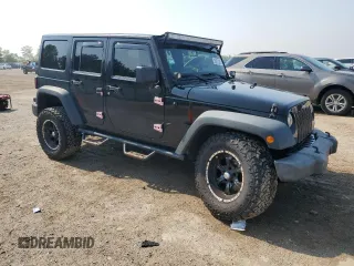 2012 Jeep Wrangler Unlimited Sport with VIN 1C4BJWDG8CL116811, listed as a Copart auction lot 59372085 with 95,498 mi miles and Salvage title. Bid and sale history available at DreamBid. Image 4.