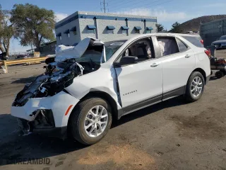 2024 Chevrolet Equinox LS with VIN 3GNAXSEG5RL250990, listed as a Copart auction lot 74980684 with 0 mi miles and Salvage Title. Bid and sale history available at carsss.com. Image 1.