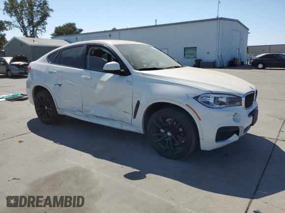 2017 BMW X6 xDrive35i with VIN 5UXKU2C37H0X47572, listed as a Copart auction lot 67859483 with 77,963 mi miles. Bid and sale history available at carsss.com. Image 4.
