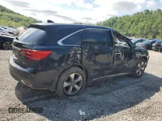 2014 Acura MDX with VIN 5FRYD4H22EB011268, listed as a Copart auction lot 55961295 with 203,478 mi miles and Salvage title. Bid and sale history available at DreamBid. Image 3.