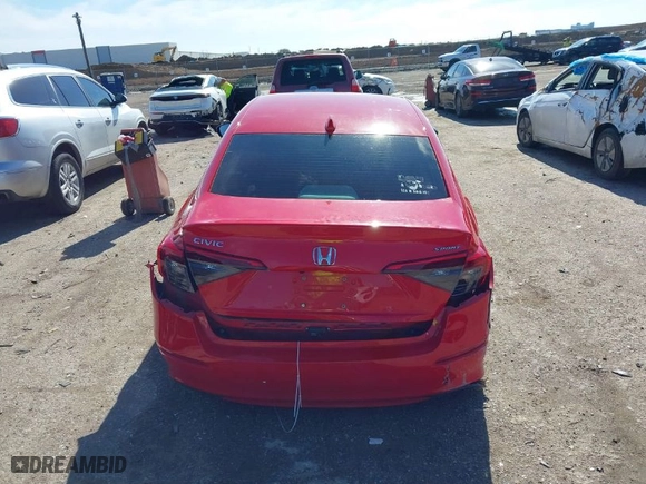 2023 Honda Civic Sedan Sport with VIN 2HGFE2F58PH546126, listed as a IAAI auction lot 41459010 with 1 mi miles. Bid and sale history available at carsss.com. Image 16.