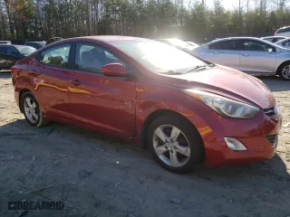 2012 Hyundai Elantra GLS with VIN KMHDH4AE5CU468827, listed as a Copart auction lot 49303475 with 107,559 mi miles and Salvage Title. Bid and sale history available at carsss.com. Image 4.