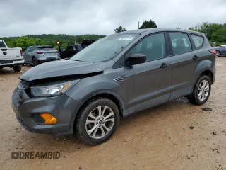 2019 Ford Escape S with VIN 1FMCU0F75KUA87696, listed as a Copart auction lot 56312775 with 84,472 mi miles and Salvage title. Bid and sale history available at DreamBid. Image 1.