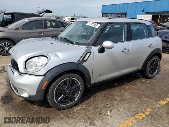 2012 MINI Countryman S with VIN WMWZC5C59CWL61048, listed as a Copart auction lot 54211965 with 136,953 mi miles and Clean Title. Bid and sale history available at DreamBid. Image 1.