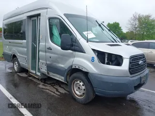 2017 Ford Transit with VIN 1FTBW3XM6HKB35503, listed as a IAAI auction lot 42202638 with 220,438 mi miles. Bid and sale history available at carsss.com. Image 1.