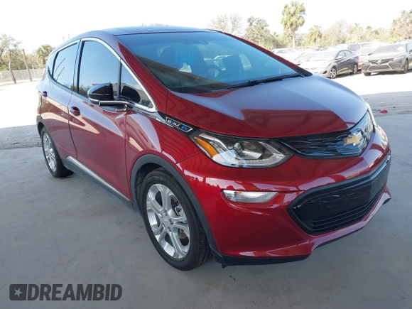 2020 Chevrolet Bolt EV LT z VIN 1G1FY6S01L4136064, wystawiony jako IAAI lot #41566555 z przebiegiem 52 995 mil mil oraz . Historia ofert i sprzedaży dostępna na DreamBid. Obrazek 1.