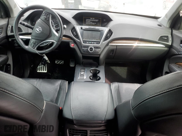 2017 Acura MDX Sport Hybrid w/Advance Pkg with VIN 5FRYD7H77HB000719, listed as a Copart auction lot 48509964 with 103,000 mi miles and Salvage Title. Bid and sale history available at carsss.com. Image 8.