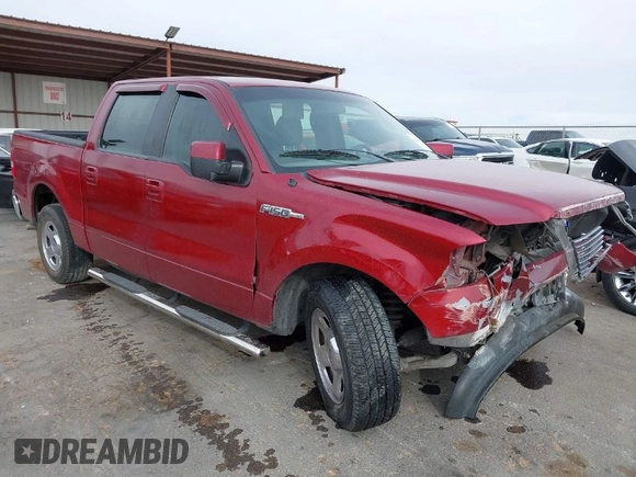 2008 Ford F-150 XL with VIN 1FTRW12W68KC59069, listed as a IAAI auction lot 41785136 with 170,536 mi miles. Bid and sale history available at carsss.com. Image 1.
