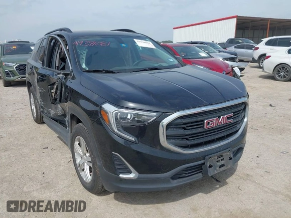 2019 GMC Terrain SLE with VIN 3GKALMEV4KL107456, listed as a IAAI auction lot 41938081 with 81,430 mi miles. Bid and sale history available at carsss.com. Image 1.