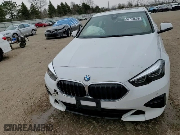 2021 BMW 2 Series 228i xDrive with VIN WBA73AK05M7H11134, listed as a Copart auction lot 52794895 with 21,901 mi miles and Salvage title. Bid and sale history available at DreamBid. Image 13.
