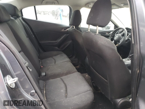 2014 Mazda 3 i SV with VIN JM1BM1T76E1169811, listed as a Copart auction lot 89407985 with 62,719 mi miles and Salvage Title. Bid and sale history available at DreamBid. Image 10.