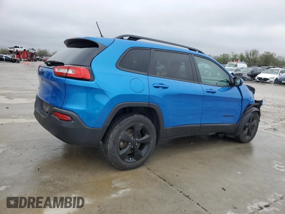 2018 Jeep Cherokee Latitude with VIN 1C4PJMCB6JD575634, listed as a Copart auction lot 51828305 with 58,590 mi miles and Salvage title. Bid and sale history available at DreamBid. Image 3.