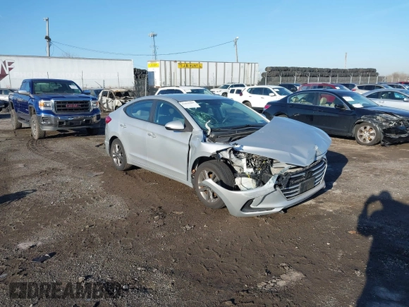 2018 Hyundai Elantra SEL with VIN 5NPD84LF0JH258721, listed as a IAAI auction lot 41829387 with 94,124 mi miles and . Bid and sale history available at DreamBid. Image 1.