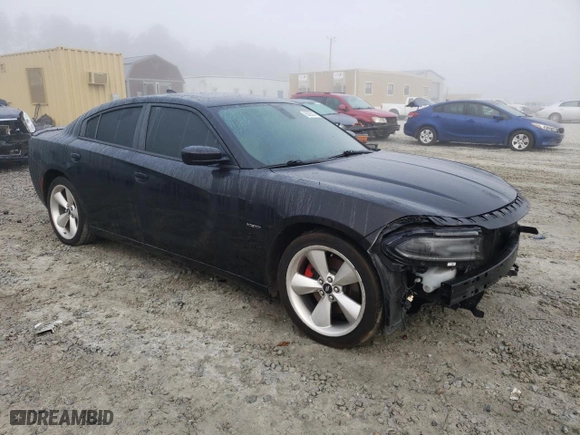 2017 Dodge Charger R/T with VIN 2C3CDXCT8HH595739, listed as a Copart auction lot 85005314 with 76,876 mi miles and Salvage Title. Bid and sale history available at carsss.com. Image 4.