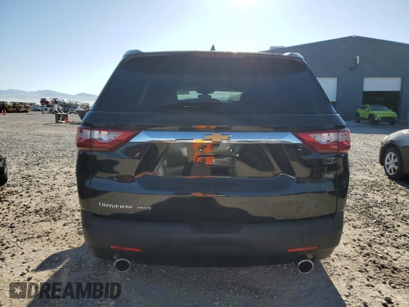 2021 Chevrolet Traverse LS with VIN 1GNEVFKW7MJ151114, listed as a Copart auction lot 54671855 with 65,466 mi miles and Clean Title. Bid and sale history available at carsss.com. Image 6.