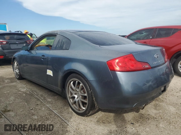 2006 Infiniti G35 Coupe with VIN JNKCV54E46M704512, listed as a Copart auction lot 73932204 with 0 mi miles and Non Repairable. Bid and sale history available at carsss.com. Image 2.