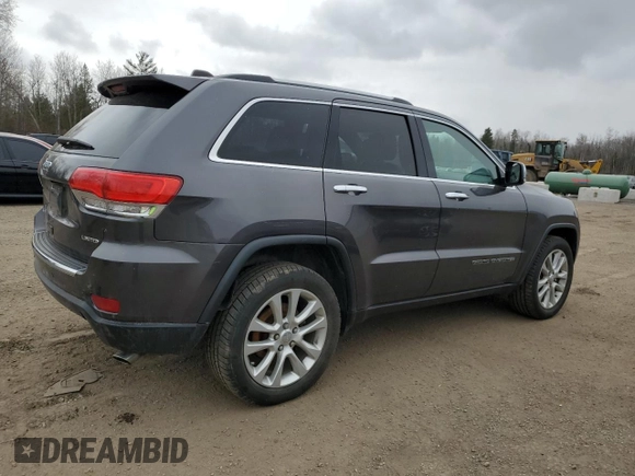 2017 Jeep Grand Cherokee Limited with VIN 1C4RJFBG7HC951209, listed as a Copart auction lot 50962555 with 170,678 mi miles and Clean Title. Bid and sale history available at carsss.com. Image 3.