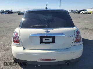 2013 MINI Cooper Hardtop with VIN WMWSU3C50DT681283, listed as a Copart auction lot 43197215 with 96,349 mi miles and Salvage Title. Bid and sale history available at carsss.com. Image 6.