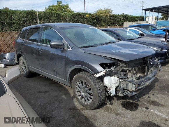 2013 Mazda CX-9 Sport with VIN JM3TB2BV1D0418513, listed as a Copart auction lot 75463504 with 225,639 mi miles and Salvage Title. Bid and sale history available at carsss.com. Image 4.