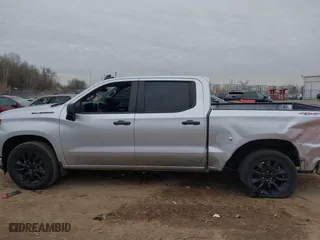 2021 Chevrolet Silverado 1500 Custom with VIN 3GCPYBEK2MG211442, listed as a IAAI auction lot 40985594 with 78,523 mi miles. Bid and sale history available at carsss.com. Image 14.