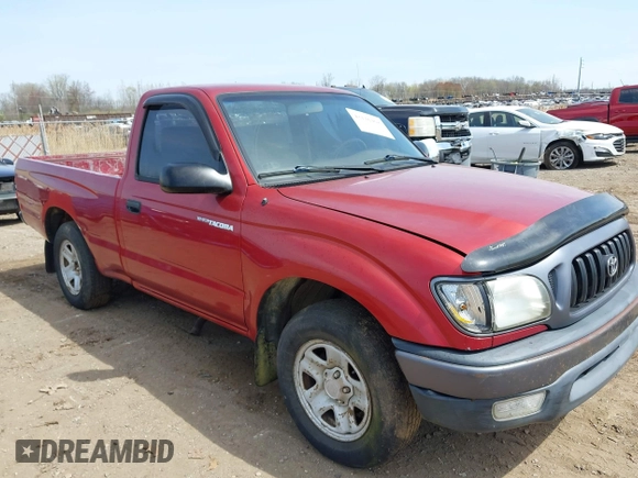 2002 Toyota Tacoma with VIN 5TENL42N42Z882581, listed as a IAAI auction lot 42116408 with 136,126 mi miles. Bid and sale history available at carsss.com. Image 1.