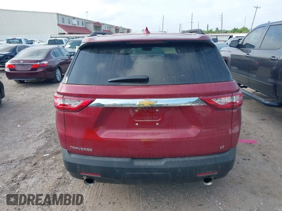 2020 Chevrolet Traverse LT Cloth with VIN 1GNERGKW1LJ220257, listed as a IAAI auction lot 42290561 with 95,801 mi miles and . Bid and sale history available at DreamBid. Image 16.