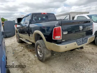 2013 Ram 2500 Laramie Longhorn with VIN 3C6UR5GL7DG519835, listed as a Copart auction lot 62495175 with 340,739 mi miles and Clean title. Bid and sale history available at DreamBid. Image 2.
