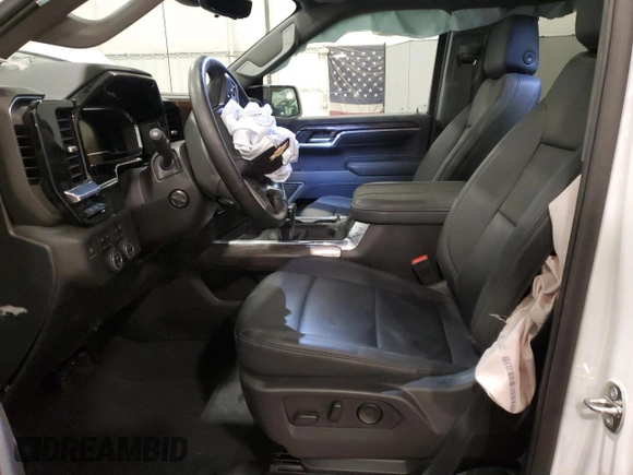 2024 Chevrolet Silverado 1500 LTZ with VIN 1GCUDGEL9RZ183215, listed as a Copart auction lot 84414624 with 12,651 mi miles and Salvage Title. Bid and sale history available at DreamBid. Image 7.