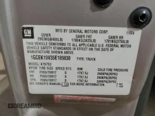 2005 Chevrolet Silverado 1500 with VIN 1GCEK19V35E189838, listed as a Copart auction lot 67651894 with 69,679 mi miles and Salvage Title. Bid and sale history available at carsss.com. Image 12.