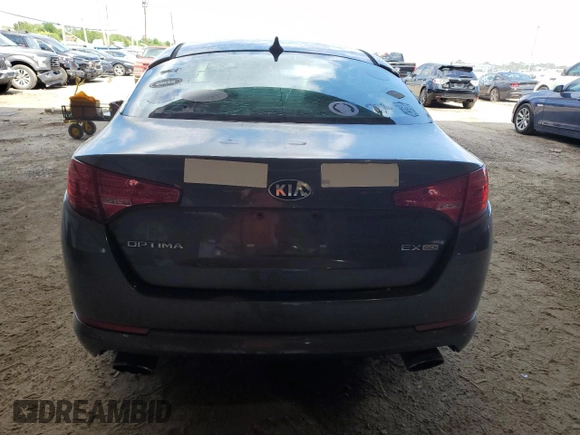 2013 Kia Optima EX with VIN 5XXGN4A72DG150683, listed as a Copart auction lot 70541174 with 95,093 mi miles and Salvage Title. Bid and sale history available at carsss.com. Image 6.