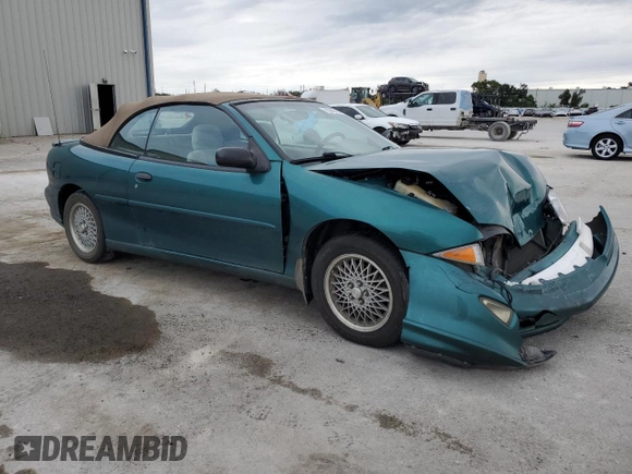1999 Chevrolet Cavalier Z24 with VIN 4G1JF32T8XB904812, listed as a Copart auction lot 75562794 with 121,371 mi miles and Salvage Title. Bid and sale history available at carsss.com. Image 4.
