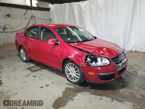2008 Volkswagen Jetta Wolfsburg Edition with VIN 3VWRJ71K48M123206, listed as a Copart auction lot 66570624 with 190,432 mi miles and Salvage title. Bid and sale history available at DreamBid. Image 4.