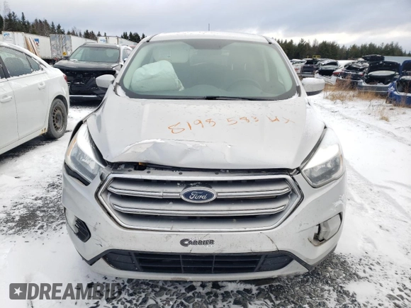 2017 Ford Escape SE with VIN 1FMCU9GD3HUD69496, listed as a Copart auction lot 81985834 with 190,248 mi miles and Salvage Title. Bid and sale history available at carsss.com. Image 5.