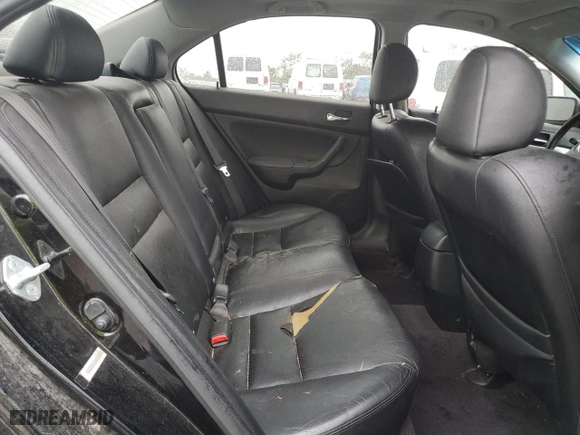2005 Acura TSX with VIN JH4CL95805C012824, listed as a Copart auction lot 73814754 with 163,190 mi miles and Salvage Title. Bid and sale history available at carsss.com. Image 10.