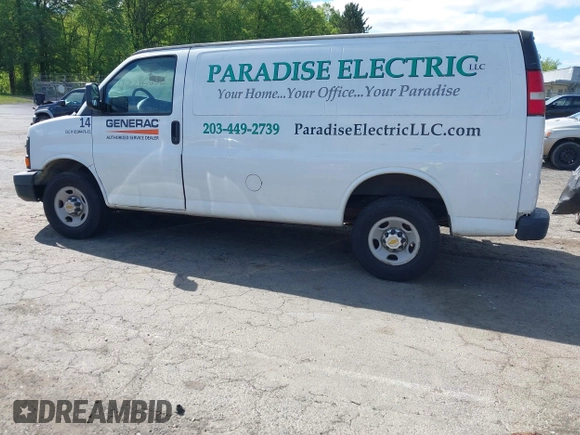 2014 Chevrolet Express Cargo z VIN 1GCWGFFA7E1137334, wystawiony jako IAAI lot #42315556 z przebiegiem 214 615 mil mil oraz . Historia ofert i sprzedaży dostępna na DreamBid. Obrazek 14.
