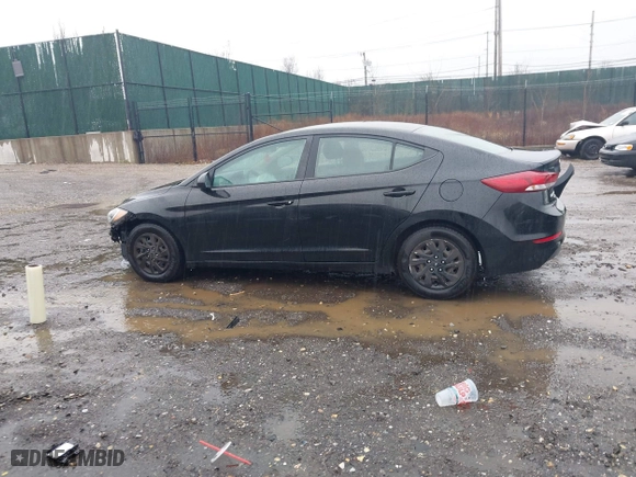 2018 Hyundai Elantra SE with VIN KMHD74LF3JU452454, listed as a IAAI auction lot 41827989 with 171,272 mi miles. Bid and sale history available at carsss.com. Image 14.