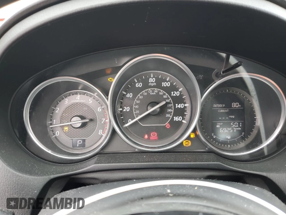 2015 Mazda 6 i Sport with VIN JM1GJ1U53F1191522, listed as a Copart auction lot 49593325 with 69,257 mi miles and Salvage Title. Bid and sale history available at carsss.com. Image 9.