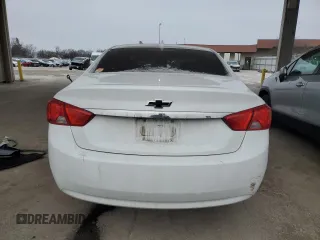 2017 Chevrolet Impala LS with VIN 2G11X5SA7H9172314, listed as a Copart auction lot 41958995 with 128,940 mi miles and Salvage title. Bid and sale history available at DreamBid. Image 6.