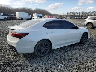 2019 Acura TLX w/A-Spec Pkg with VIN 19UUB2F6XKA003764, listed as a Copart auction lot 44175755 with 78,175 mi miles and Salvage Title. Bid and sale history available at carsss.com. Image 3.