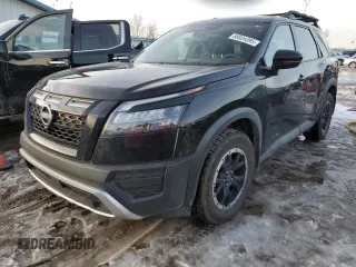 2024 Nissan Pathfinder Rock Creek z VIN 5N1DR3BD0RC280115, wystawiony jako Copart lot #88924395 z przebiegiem 18 467 mil mil oraz Szkoda całkowita • Salvage title. Historia ofert i sprzedaży dostępna na DreamBid. Obrazek 1.