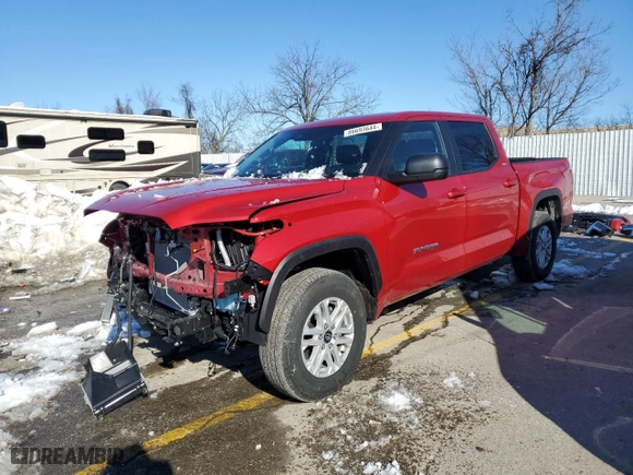 2025 Toyota Tundra 4WD SR with VIN 5TFLA5DBXSX238970, listed as a Copart auction lot 86693644 with 380 mi miles and Salvage Title. Bid and sale history available at carsss.com. Image 1.