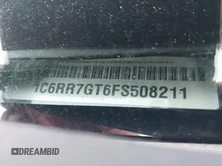 2015 Ram 1500 Outdoorsman z VIN 1C6RR7GT6FS508211, wystawiony jako IAAI lot #42044889 z przebiegiem 125 774 mil mil oraz . Historia ofert i sprzedaży dostępna na DreamBid. Obrazek 9.