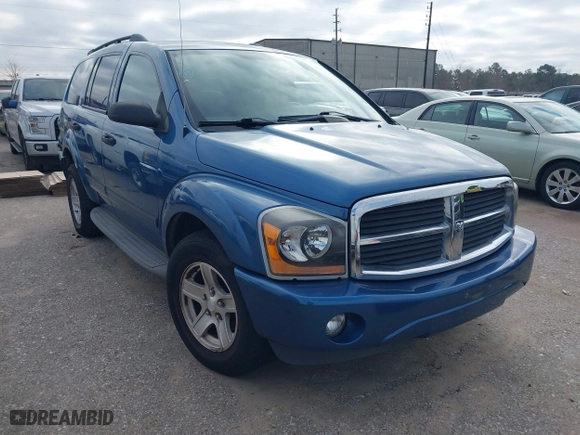 2004 Dodge Durango SLT with VIN 1D4HD48N74F175317, listed as a IAAI auction lot 41603323 with 163,420 mi miles. Bid and sale history available at carsss.com. Image 1.