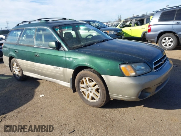 2000 Subaru Legacy Outback Limited z VIN 4S3BH6865Y7635344, wystawiony jako IAAI lot #41268034 z przebiegiem 176 647 mil mil oraz . Historia ofert i sprzedaży dostępna na DreamBid. Obrazek 1.
