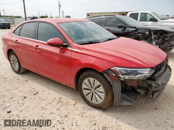 2019 Volkswagen Jetta S with VIN 3VWC57BU9KM055177, listed as a Copart auction lot 57870385 with 51,064 mi miles and Salvage title. Bid and sale history available at DreamBid. Image 4.