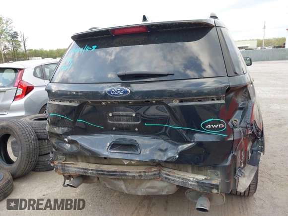 2017 Ford Explorer with VIN 1FM5K8B80HGC50466, listed as a IAAI auction lot 42074967 with 129,835 mi miles and . Bid and sale history available at carsss.com. Image 17.
