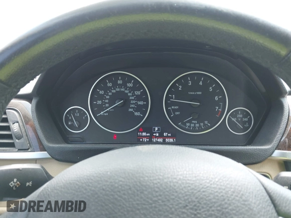 2014 BMW 3 Series 328i with VIN WBA3A5C5XEP602723, listed as a IAAI auction lot 42380748 with 127,492 mi miles and . Bid and sale history available at DreamBid. Image 7.