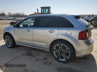 2013 Ford Edge Sport with VIN 2FMDK4AKXDBC11175, listed as a Copart auction lot 49231115 with 120,174 mi miles and Clean Title. Bid and sale history available at carsss.com. Image 2.